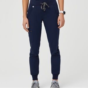 Figs Navy Blue Petite Zamora Jogger Scrub Pants